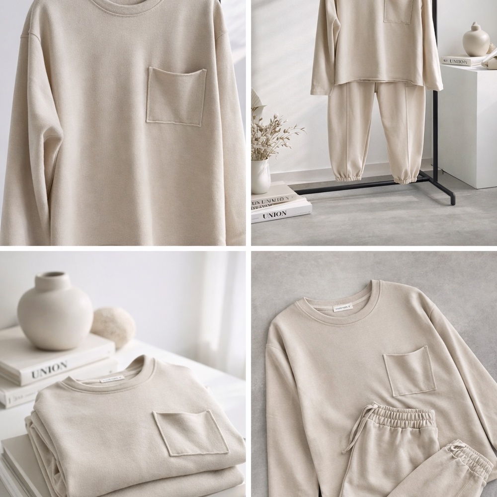 Luxury 2-piece Lounge Set Joggers and Matching Top-Effortless Style and Comfort
